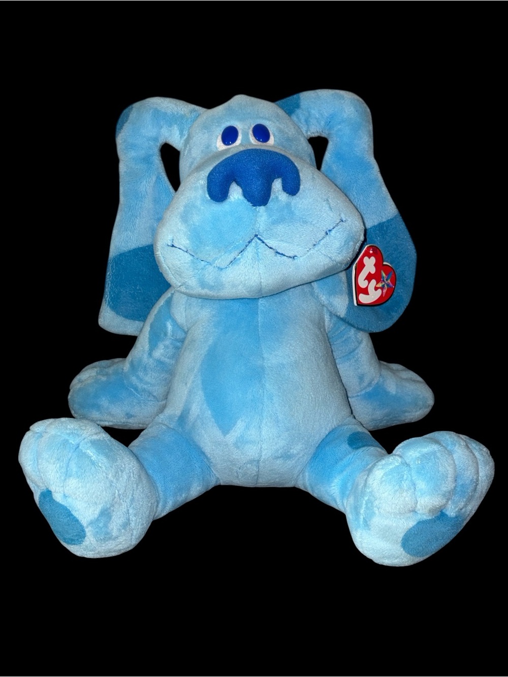 TY Original Beanie Buddy - Blue's Clues - Blue 13" Plush - Brand New with Tags!